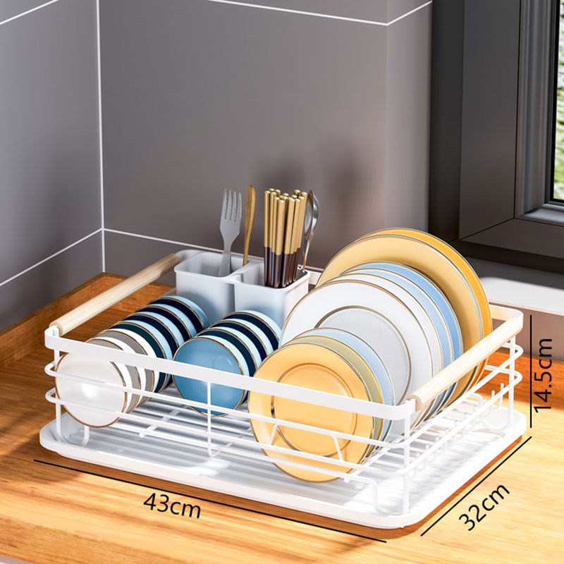 碗碟收纳层架水沥水碗架置物架厨房台面装碗筷碗O盘柜碗筷沥水收