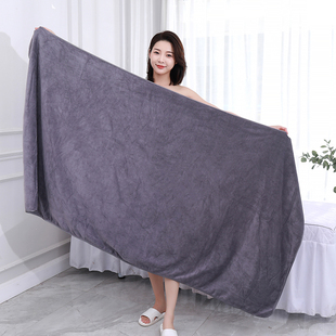 美容院按摩铺f床床单盖巾家用男女通用加厚大浴巾吸水速干定制log