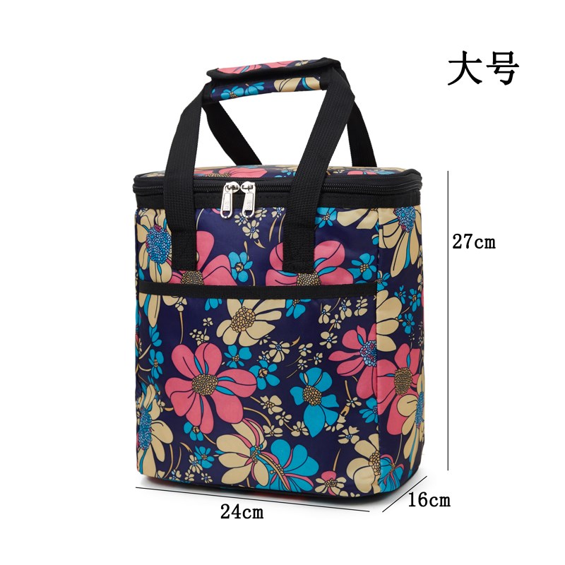 高品质加厚保温包大容o量户外野餐包防水防油方形便当包手提饭盒