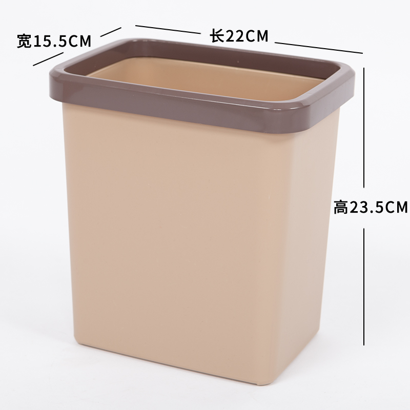 卫生间缝隙垃圾桶无盖家用厨房夹缝无盖长方形P垃圾篓厕所纸篓大