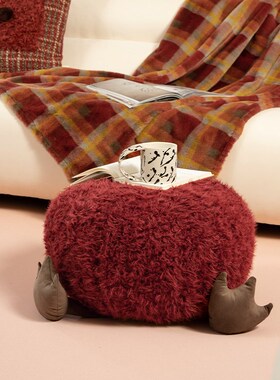 红色坐墩喜庆客厅沙发地上氛围感蒲团阳J台榻榻米懒人墩子可爱坐