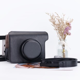 拍立得wide300/wide400复古相机包皮套棕色 黑色 绿色宽幅保护套