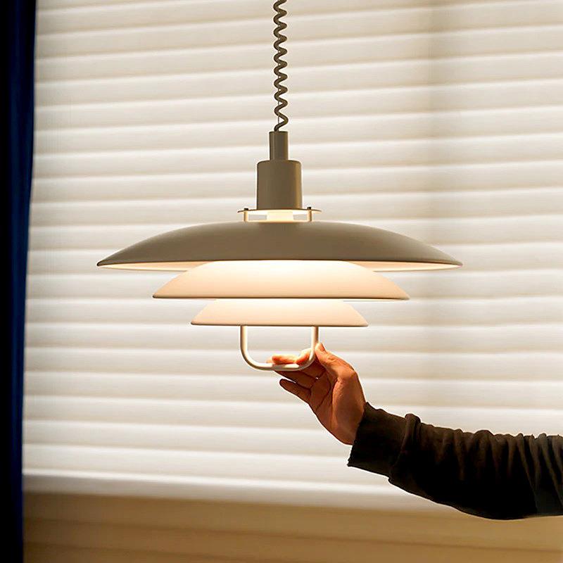 北欧丹麦Primus设计师升降ph5飞碟餐厅吊灯简约吧台中古拉伸灯具