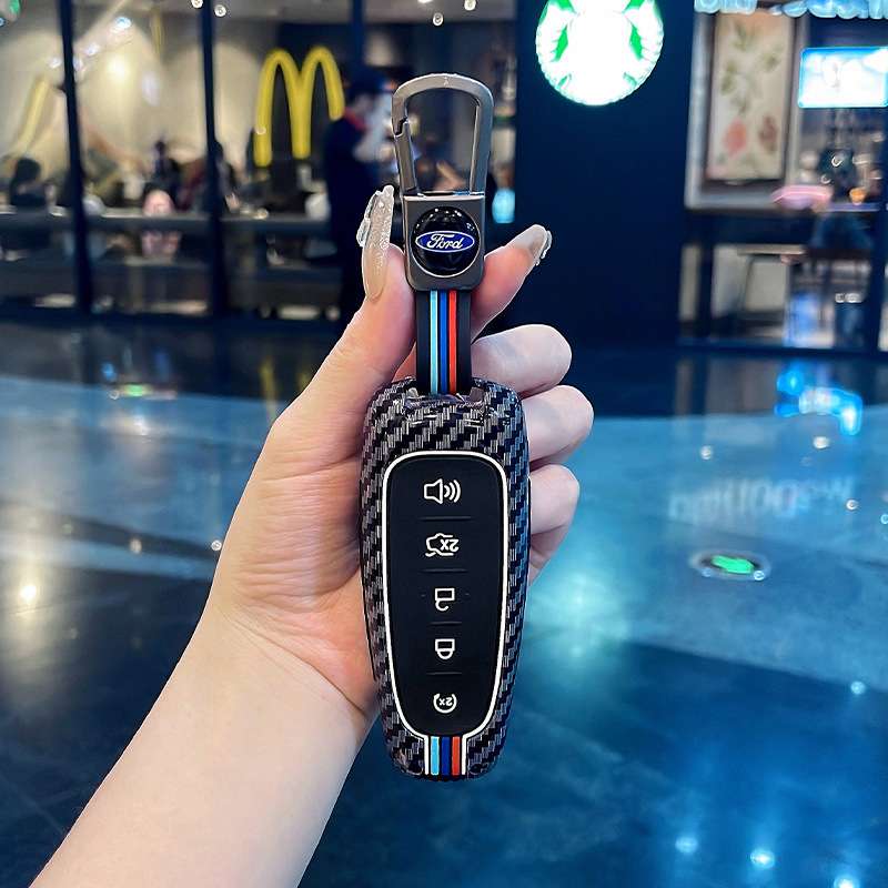 适用25款福特锐界L钥匙套探险者2024新蒙迪欧福克斯evos锐际壳扣