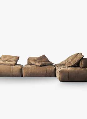 baxt巴拿马模块沙发意式极简创意沙发豆腐块组合方块模块沙发