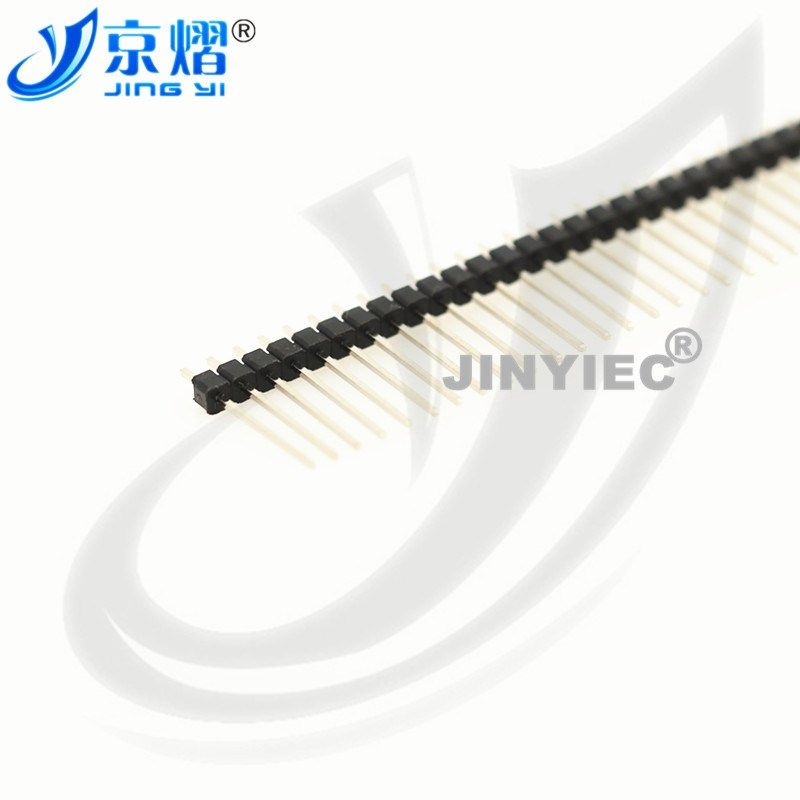 京熠单排针2.54mm间距 1*40P 直针 长19MM(10条)