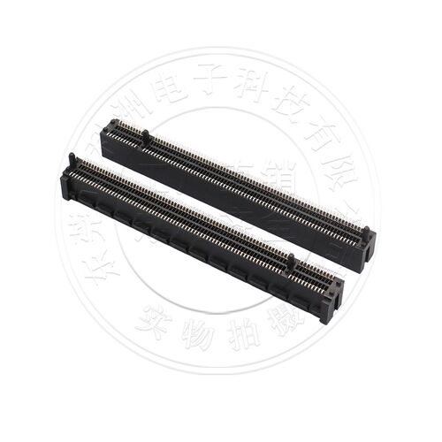 PCIE显卡插槽PCI-164P显卡插座 贴片式 PCIE连接器接口插座
