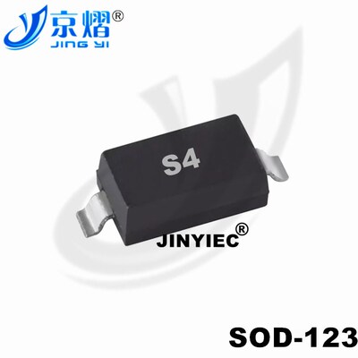 贴片肖特基二极管1N5819W B5819 SOD-123 印记S4 (50只)