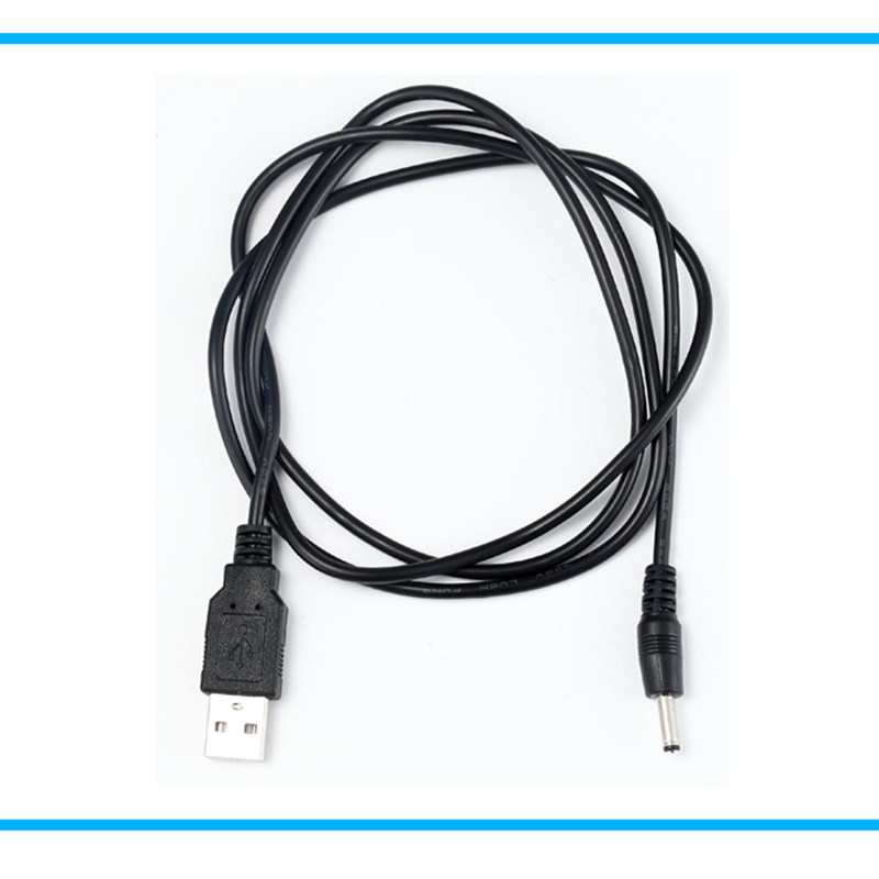 USB转DC3.5*1.35mm充电线供电线小圆孔hub小音箱 USB电源线1米