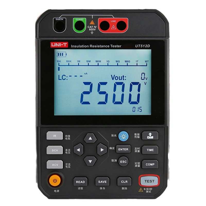 UNI-T优利德  UT512D 2.5kV绝缘电阻测试仪