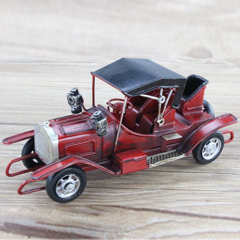 akka杂货 欧式铁皮老爷车 经典模型 怀旧记忆热销 复古怀旧家居