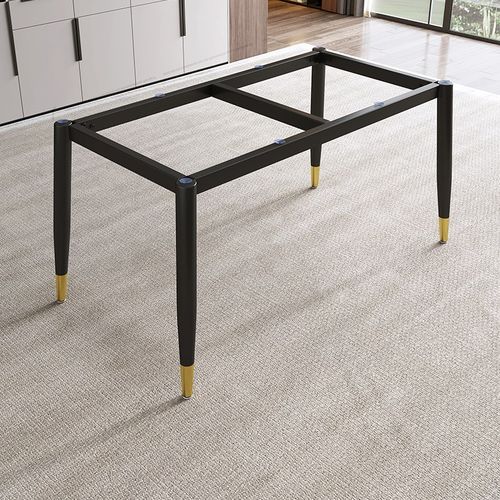 铁艺岩板桌腿支架办公桌架餐桌脚金属瓷砖大理石支撑Y底座架子简