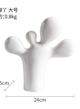 现代简约沉思者人物头像雕塑摆件客厅电视柜酒柜S书房抽象艺术装