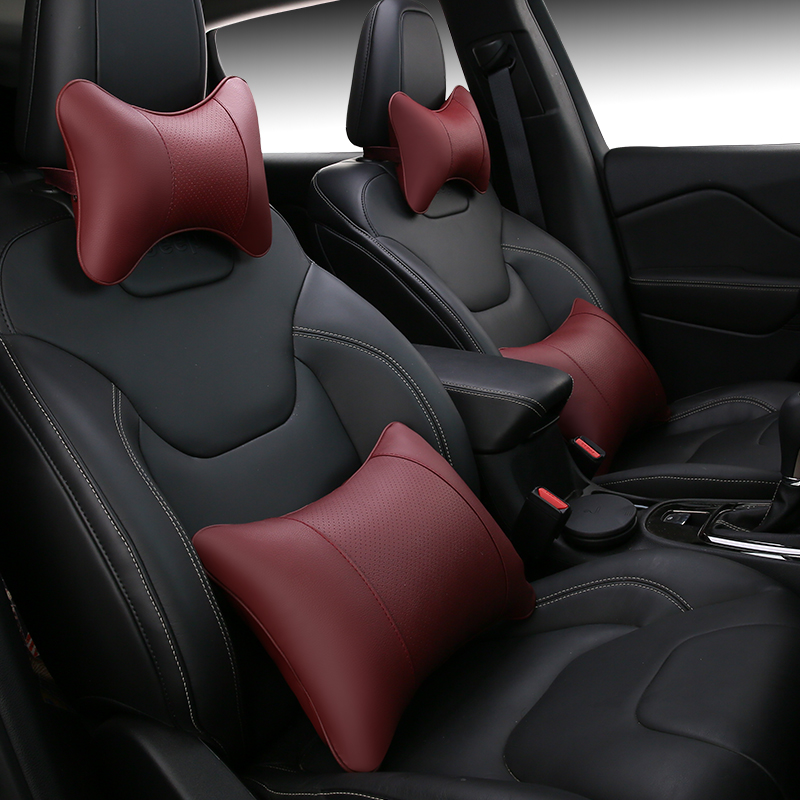 速发汽车枕d头抱枕车用一对四件套车内座椅头枕靠枕车载腰靠护腰