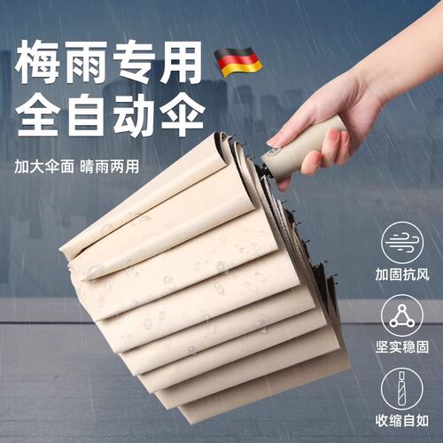 超大雨伞折叠特大号暴雨专用全自动男士加固结实抗强风.女遮太阳