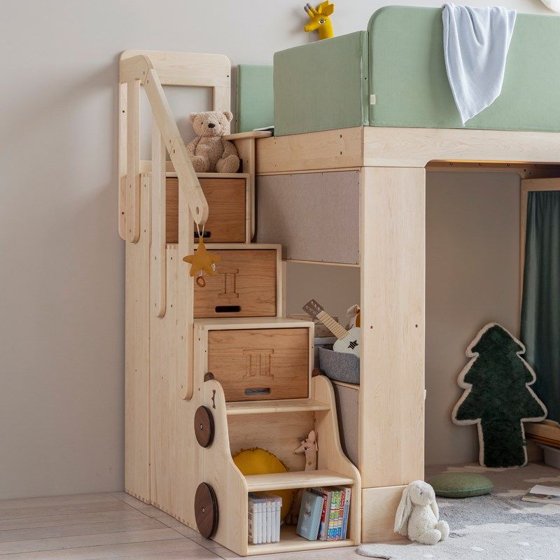 孩在 稳稳梯柜 可变储物柜抽屉柜梯凳适用树屋床天空半高床,住宅家具,高架床/高拼床,淘宝优惠券,粉丝福利购,淘宝优惠卷