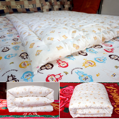 儿童被芯120x150cm棉花被子100x180四季保暖绗缝定做尺寸春秋薄夏