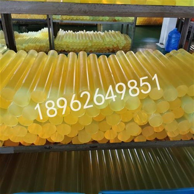 聚氨酯耐磨橡胶棒实心牛筋pu空心管优H力胶棒缓冲胶垫来图加工定