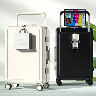 铝框行李箱女宽拉杆箱男学生v24寸静音万向轮密码20寸登机箱旅行