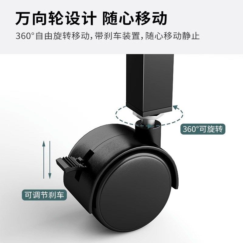 放打印机置物架落地放置柜搁物架子可移动办公室桌V边电脑主机托