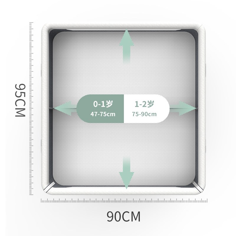 双胞胎婴儿床多功能双胎型儿童床双人床摇篮床摇篮拼接床可升降