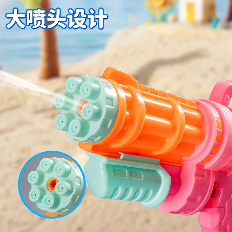 儿童加特林水枪玩具喷水2025新款网红超大容量滋呲打水仗泼水节A5