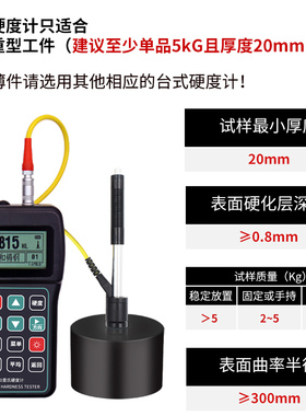 戴纳DN110里氏硬度计 高精度硬度计洛氏维氏淬火层金属硬度测试仪