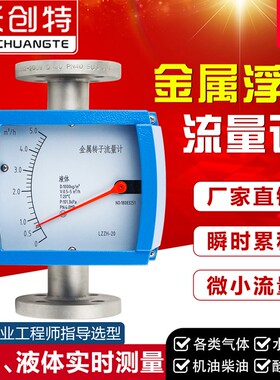 LZZ金属管浮子流量计机械指针气体液体微小流量LZD防爆转子流量计