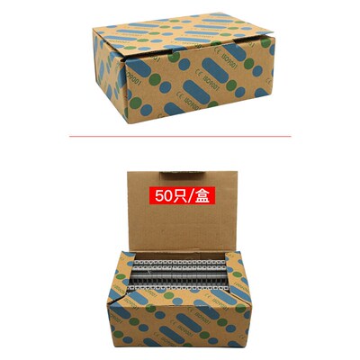 MBKKB-2.5mm平方双层接线端子排二进二出导轨组合式UK接线端子