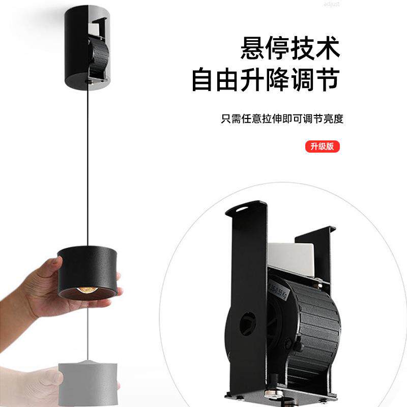 led筒灯玄关12w床头餐吊灯卧室吸顶吊灯8W简约小型新款小吊灯