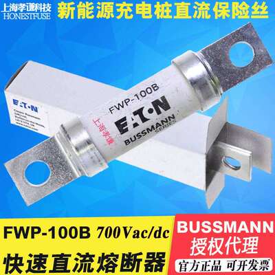 EATON伊顿bussmann直流熔断器FWP-100B 100A 700VAC/DC快速保险丝