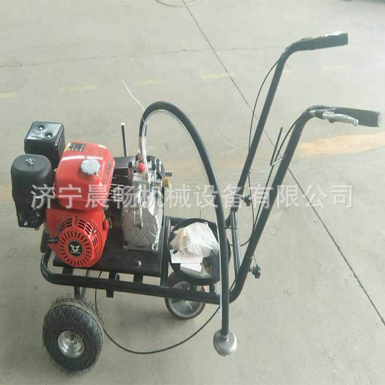 冷喷马路划线机 手推式地坪标线划线机 现货标线机配件