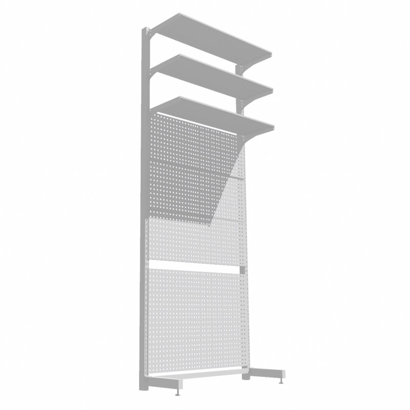 220高洞洞板书架网红少女五金货架金属层板架子租房金属简易架子