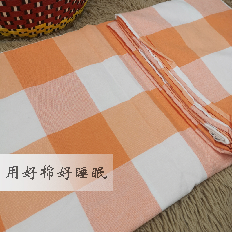 老粗布床单单件单人纯棉加厚双人被单全棉三件套1.8m2米1.5床夏季
