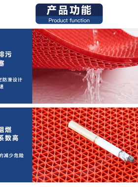 地毯pvac塑料浴室防滑垫大面积踩脚垫厨房厕所防水地垫可裁剪门垫