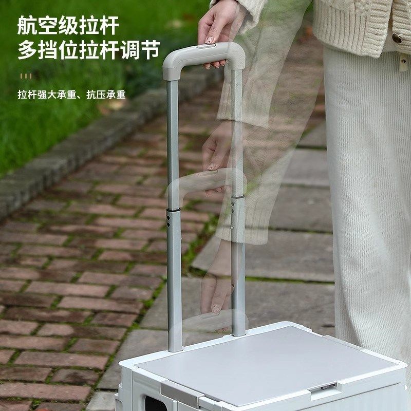 买菜小拉车家用可折叠超市购物推车轻便携爬楼拉杆取快递手拉拖车