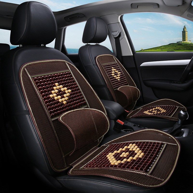 新款透气木珠汽车坐垫大小客货车木珠座垫新夏季凉垫椅垫单座冰垫