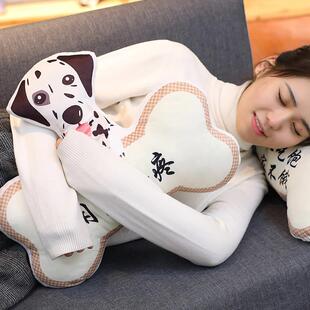 卡通单身汪单身狗表情抱枕u公仔毛绒玩具狗狗抱枕坐垫玩偶布娃娃