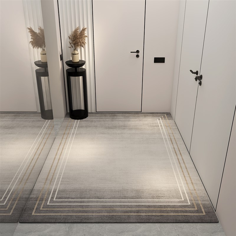 高级进门地垫入户门垫家用大门口脚垫灰免洗防滑短绒地毯客厅卧室