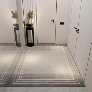 高级进门地垫入户门垫家用大门口脚垫灰免洗防滑短绒地毯客厅卧室