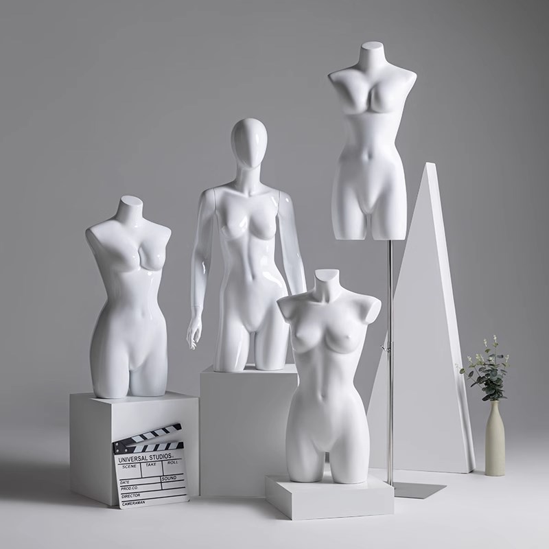 服装店内衣模特道具女半身t假人体泳衣胸罩文胸内裤模特展示架全