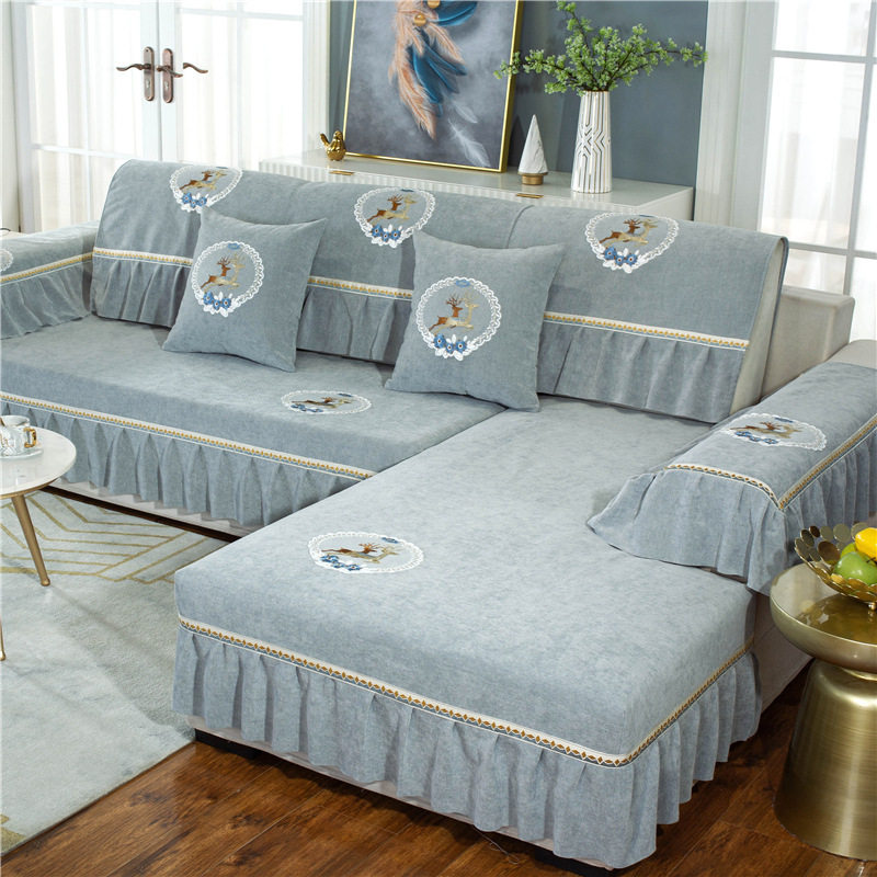 沙发垫四季防滑高档沙发罩全包万能套沙靠背巾中式全盖新款2021年