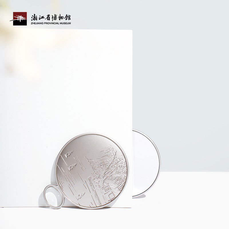 【浙江省博物馆】西湖十景三潭印月随身镜子便携化妆镜文创礼物