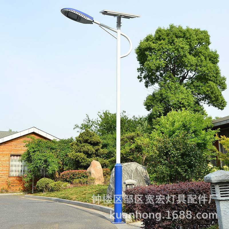 厂家直销户外led太阳能路灯挑臂路灯新农村照明道路灯公路照明