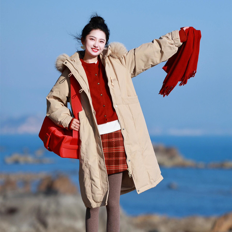 高级感设计小众加厚羽绒棉服女2024秋冬季新款宽松韩版保暖外套潮