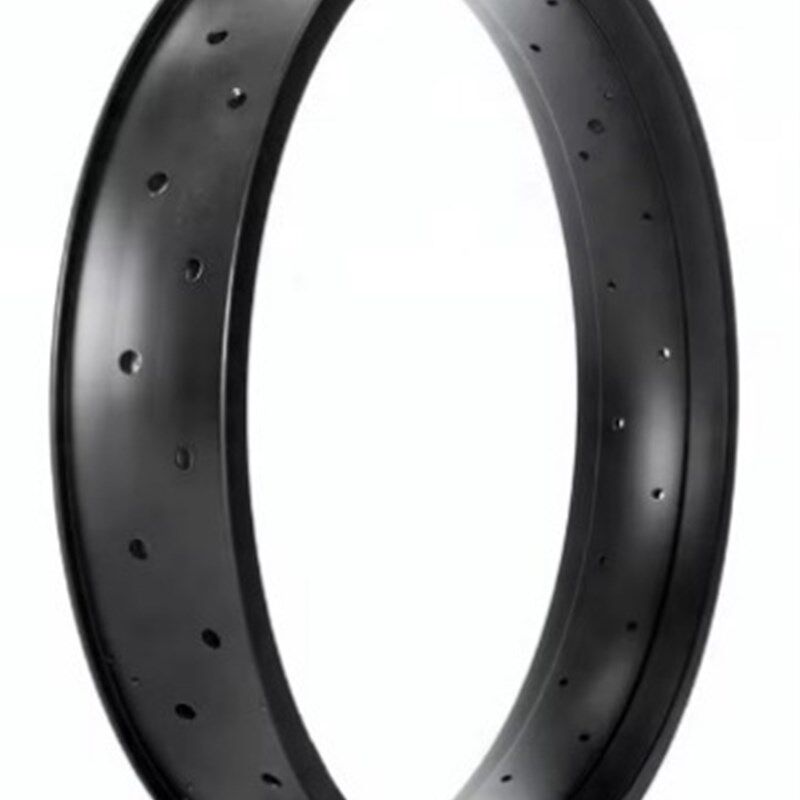 24*4.0铝圈自行车电动自行车黑色车圈雪地车胖胎12G双层36孔铝圈