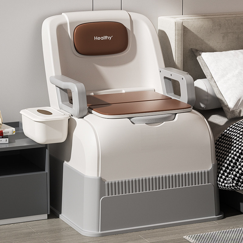 老人移动马桶坐便器孕妇家用老年人床边便桶成人室内专用便盆痰盂