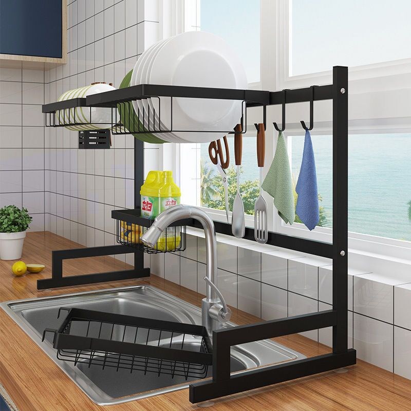 不锈钢水槽架置物架厨房晾干放碗架碗碟架沥水碗架收纳架水沥水架