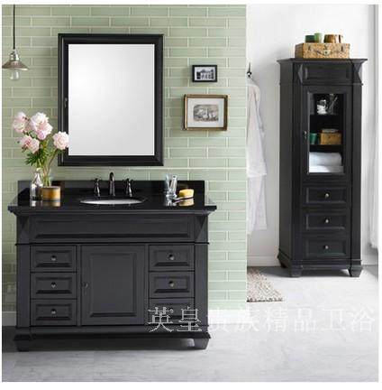 美式欧式仿古橡木实木浴室柜组合洗手盆洗脸盆柜卫浴柜落地柜8069,家装主材,浴室柜,淘宝优惠券,粉丝福利购,淘宝优惠卷