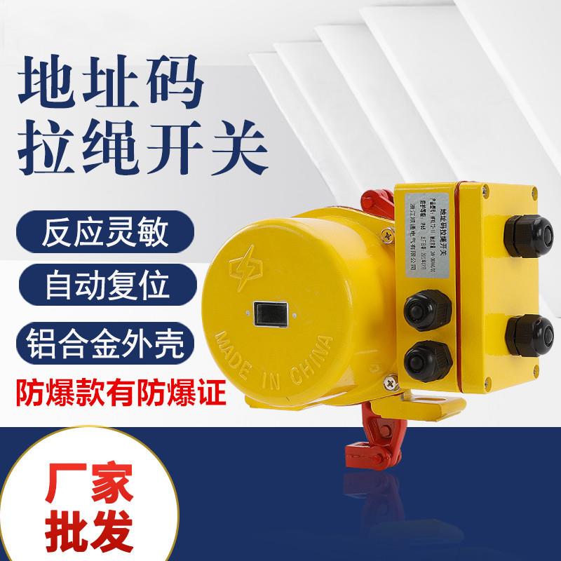 地址码拉绳开关FKLT2-II输送带皮带双向拉绳开关HFKLT2-IIXLLS-I